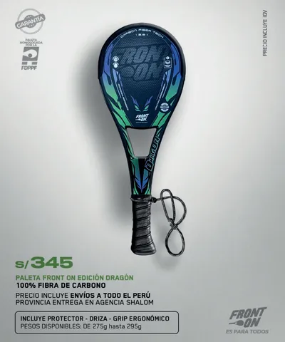 Paleta Dragón - Azul / Verde