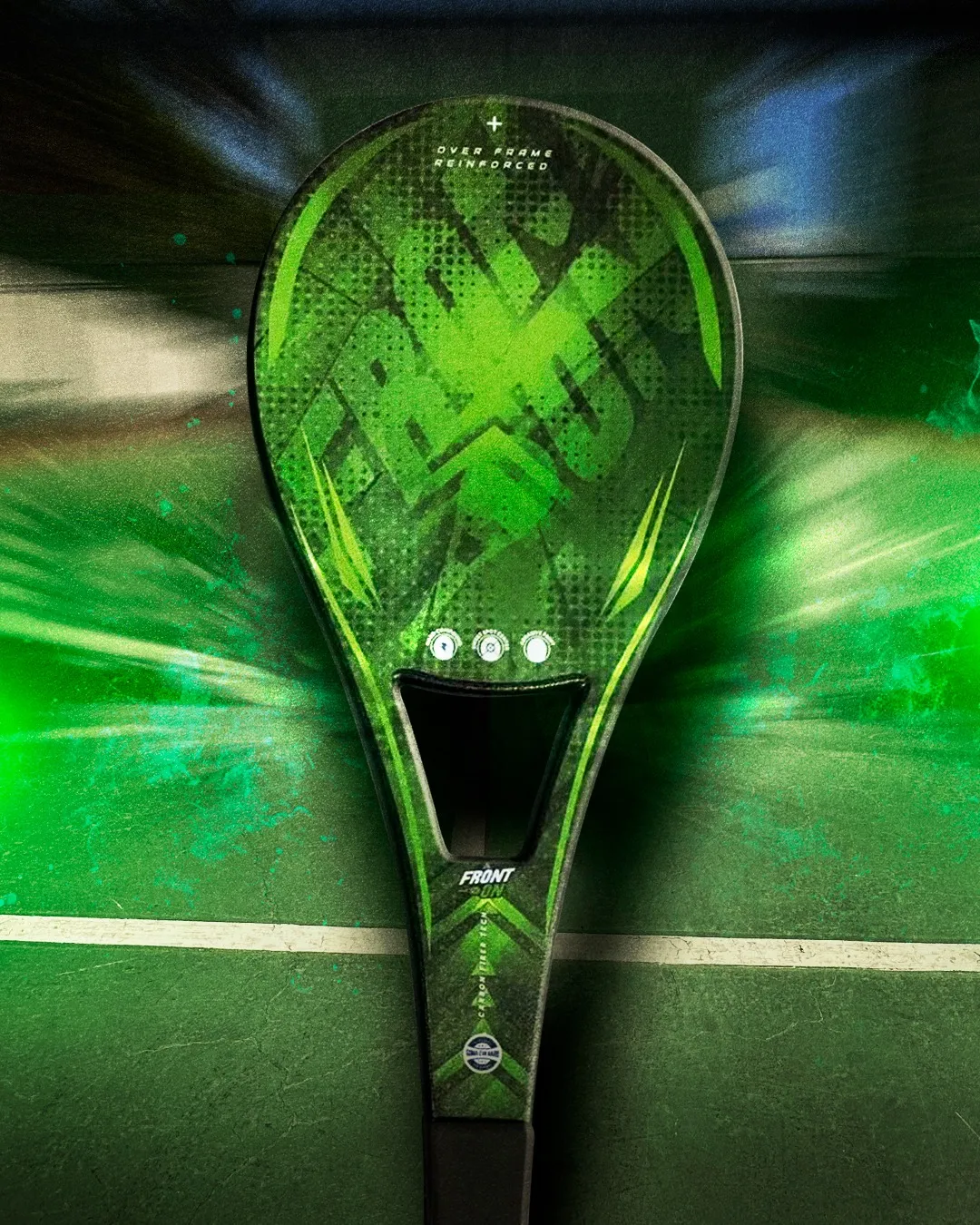 Paleta Front On modelo verde