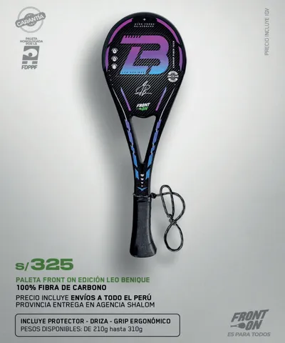 Paleta Leo Benique - Rosa / Azul