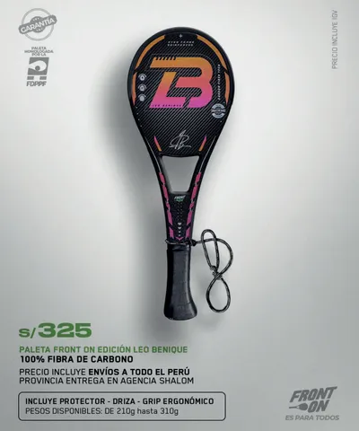 Paleta Leo Benique - Rosa